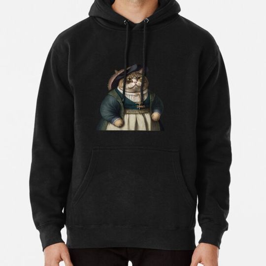 Discover funny cat costume - 18th century cat Hoodies