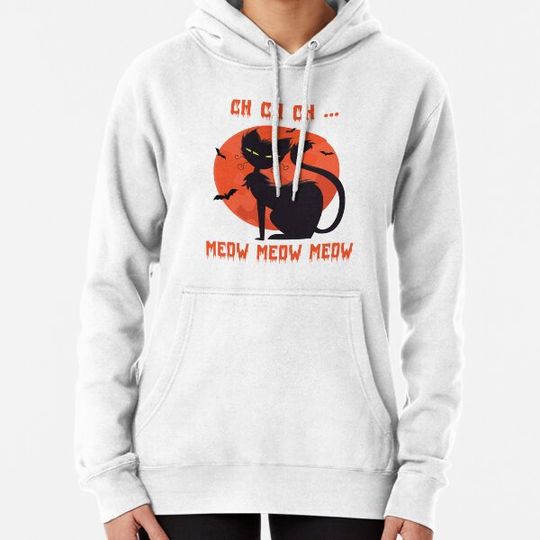 Discover Ch Ch Ch Meow Scary Cat Hoodies