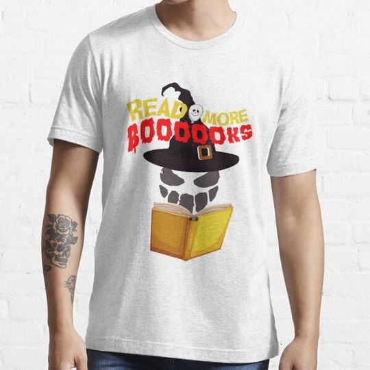 Discover Read More Boooooks - Funny Cute Boo Ghost Book Reading Halloween Library Teacher T-shirts