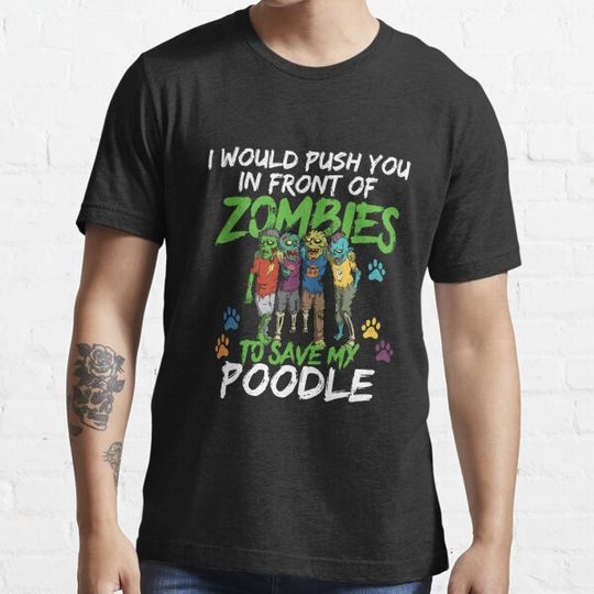 Discover Gift for a Poodle Dog Lover Costume Halloween Poodle T-shirts