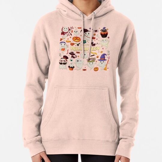 Discover Cute Ghost Book Reading Teacher School Funny Hoodies