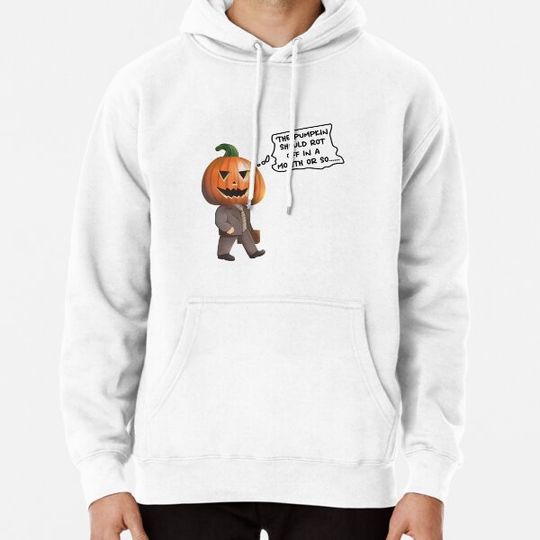 Discover Dwight Pumpkin head Hoodies