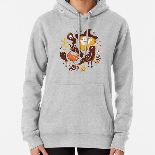 Discover Witch Crow Potion Creepy Halloween Hoodies