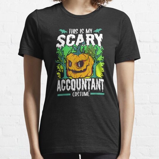 Discover This Is My Scary Accountant Costume T-shirts