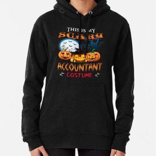 Discover This Is My Scary Accountant Costume Halloween Hoodies