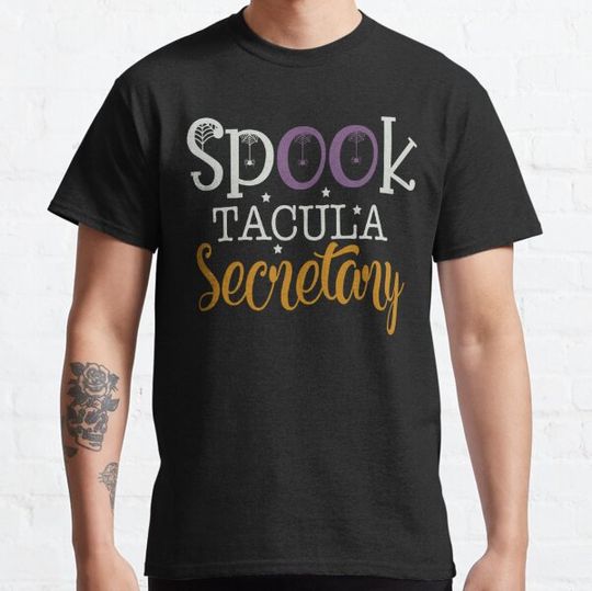 Discover Spooktacular Secretary T-shirts