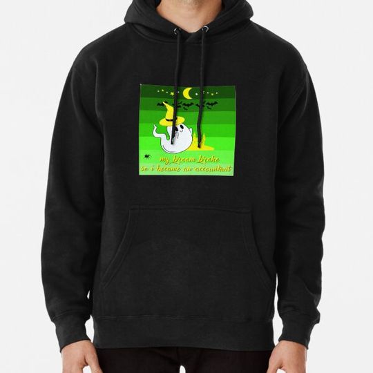Discover my broom broke so i became an accountant  for halloween lovers,accounting lovers gift for girls women commercial. green lovers. Hoodies