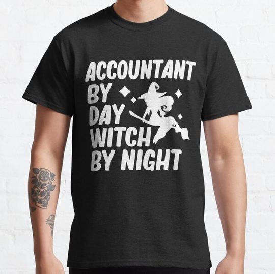 Discover Accountant By Day Witch By Night Halloween T-shirts