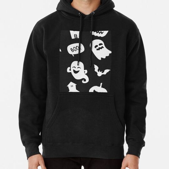 Discover Halloween Boo Ghost Hoodies