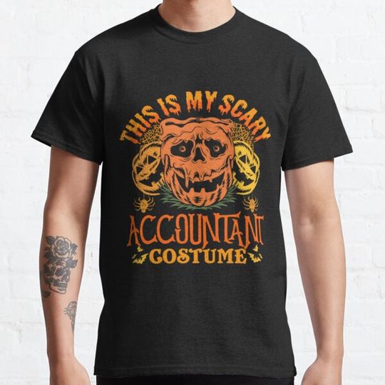 Discover This Is My Scary Accountant Costume halloween T-shirts