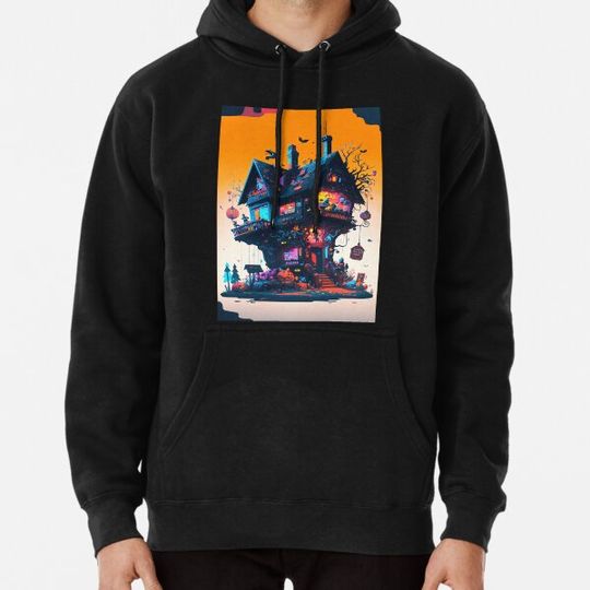 Discover 001 Cemetery Lane - Addams Family Mansion Hoodies