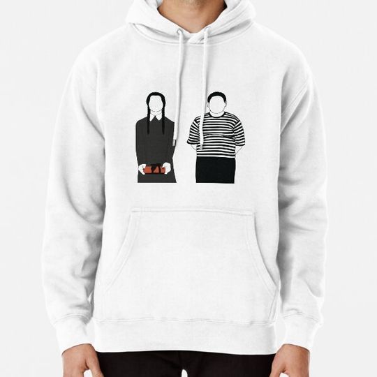 Discover The Addams Family - Pugsley and Wednesday Addams Hoodies
