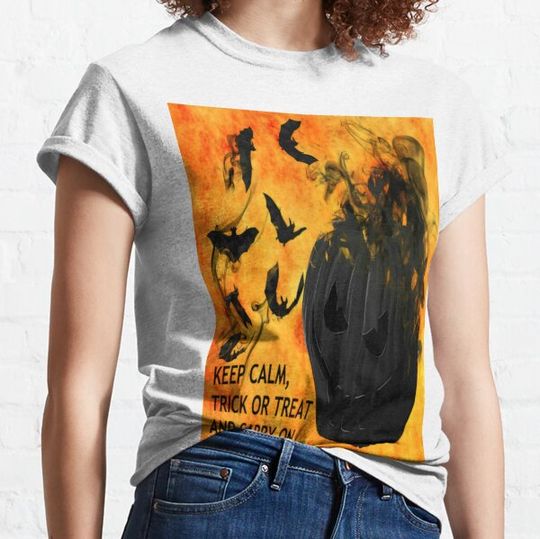 Discover Halloween Gifts | Keep Calm Trick or Treat and Carry On T-shirts