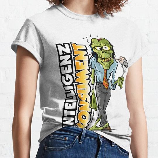 Discover Intelligence Consumer Zombie Shirt Printing T-shirts