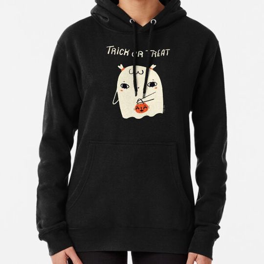 Discover Halloween Girl Ghost Trick or Treat Hoodies