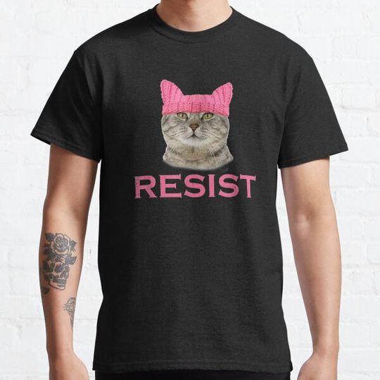 Discover Resist Persist Protest March Cat Hat T-shirts