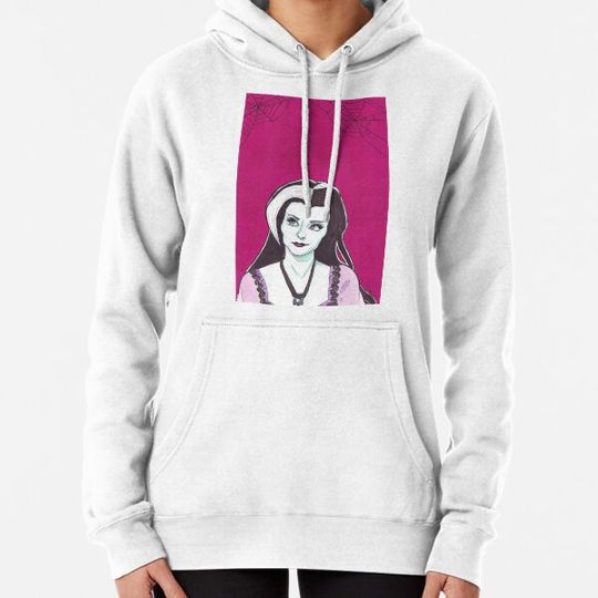 Discover Spooky Lily Monster Vampire Portrait Hoodies