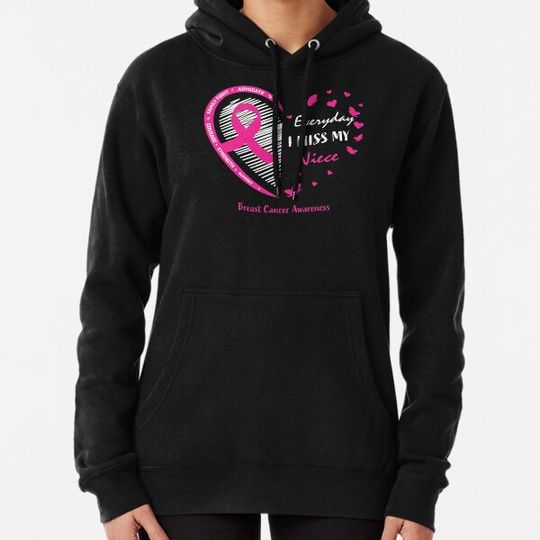 Discover In Remembrances Niece Cute Pink Breast Cancer Awareness Month Hoodies