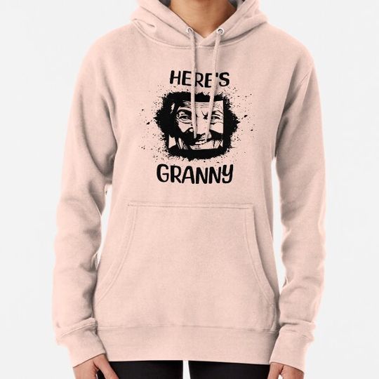 Discover Here's Granny | Funny Movie Pun Grandma Nana grandmother Halloween Horror Hoodies