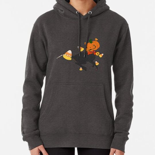 Discover Jack o' Lantern cat Hoodies