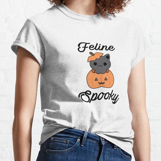 Discover Feline Spooky - Halloween Jack-O'-Lantern Cat T-shirts