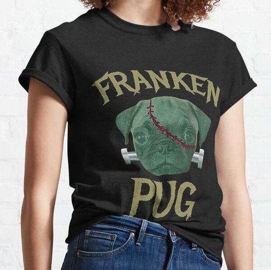 Discover Franken Pug Halloween Gift T-shirts
