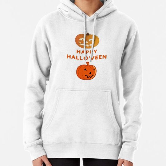 Discover Happy Halloween Jack-o'-lantern Pumpkin Design Hoodies