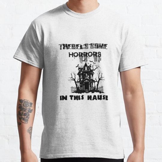 Discover There's Some Horrors In This House Ghost Pumpkin Halloween T-shirts