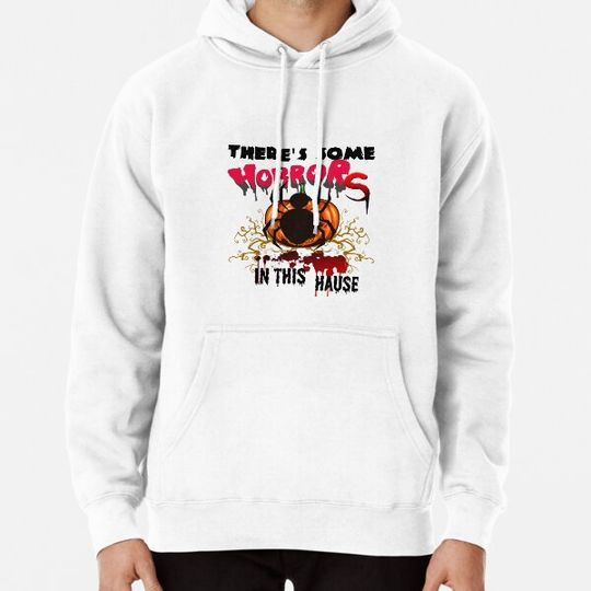 Discover There's Some Horrors In This House Ghost Pumpkin Halloween Hoodies
