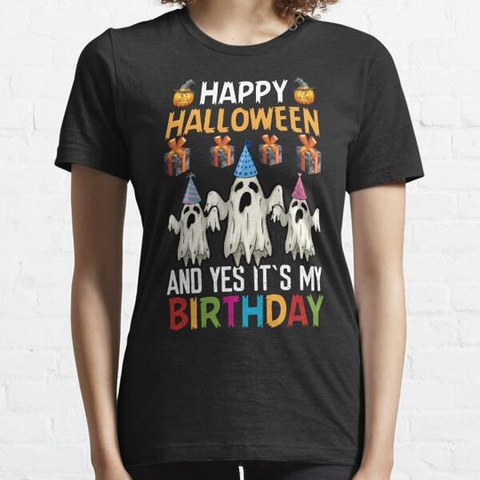 Discover Happy Halloween And Yes Its My Birthday T-shirts