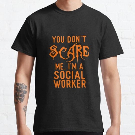 Discover Funny Social Worker Shirts Halloween Costume Joke Gag Gifts. T-shirts