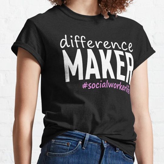 Discover Love Social Worker Hero - Charitable Social Work Matter T-shirts
