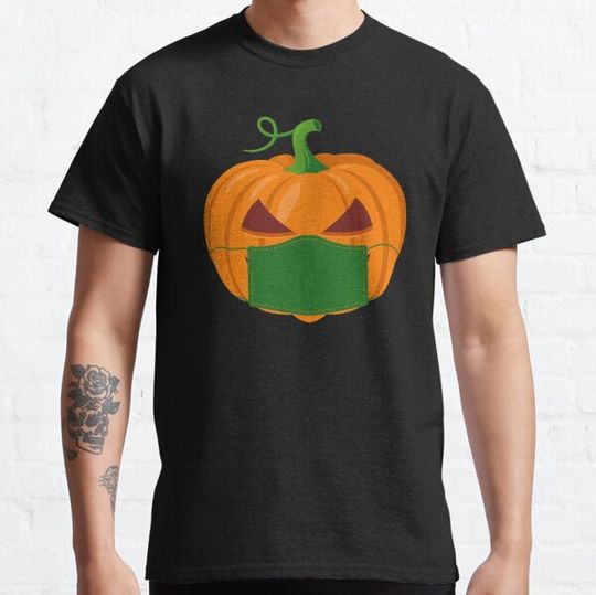 Discover Jack-O-Lantern Face mask T-shirts