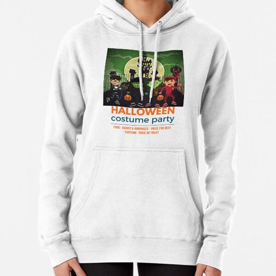 Discover Spooky Halloween Design Idea For A  Costume Party Hoodies