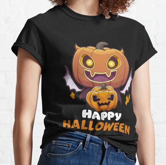 Discover Scary little Pumpkin Monster Happy Halloween Gift T-shirts