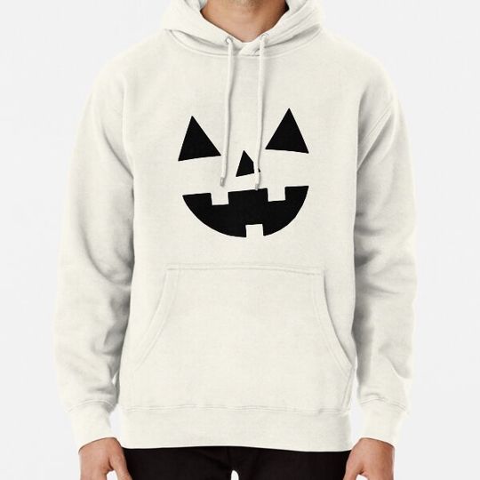 Discover Three tooth Jack o Lantern silhouette Hoodies