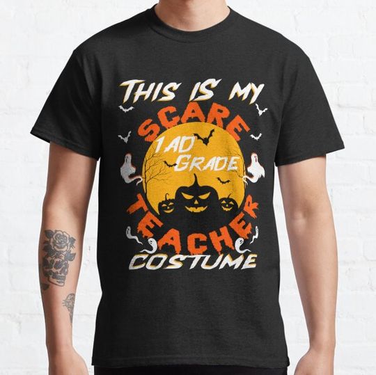 Discover This is My Scare 1ad Grade Teacher Costume Halloween Day T-shirts