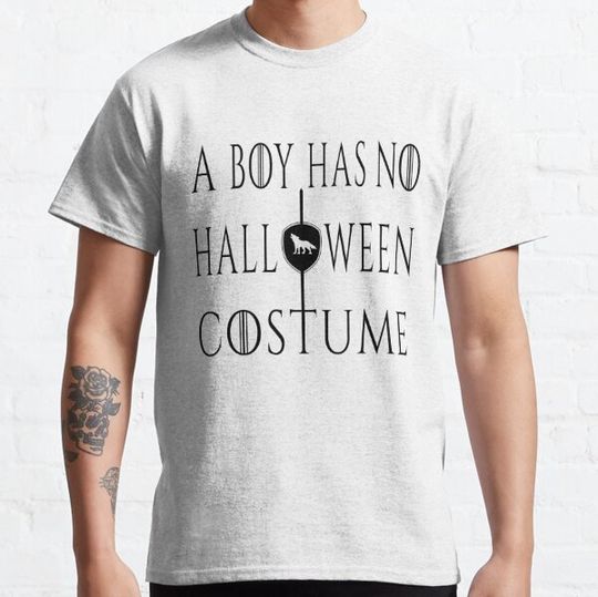 Discover A Boy Has No Halloween Costume - Funny Party Designs T-shirts