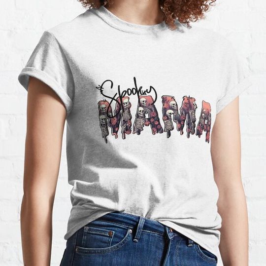 Discover Spooky Horror Mama Doodle T-shirts