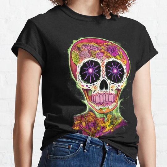 Discover Sugar DOTD Skull Cool Bone Head Skulls T-shirts