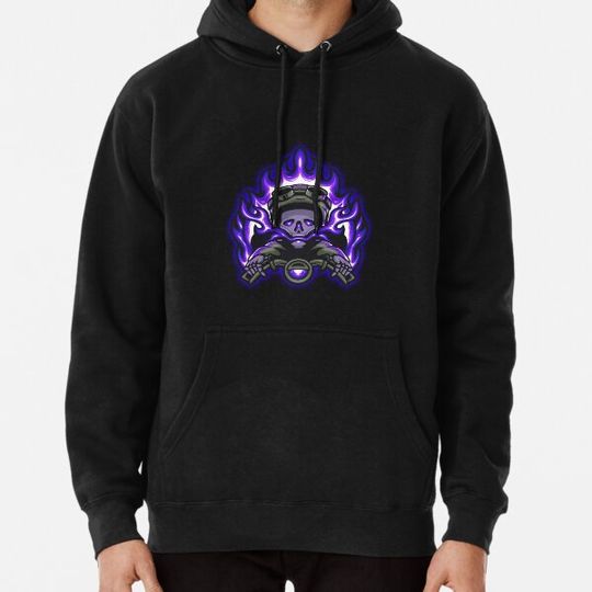 Discover blue ghost rider skull Hoodies