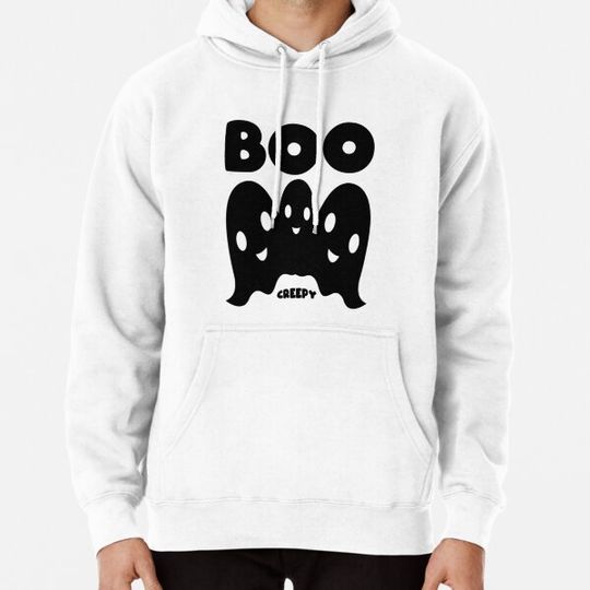 Discover 3 ghosts on Halloween ghost ghost boo gift Hoodies