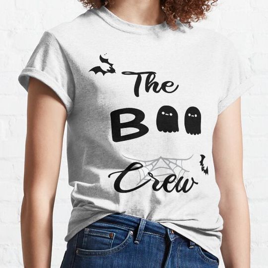 Discover The boo crew Scary cute Ghost Halloween T-shirts