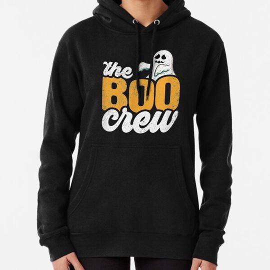 Discover The Boo Crew Funny Ghost Family Matching Halloween T-Shirt Hoodies