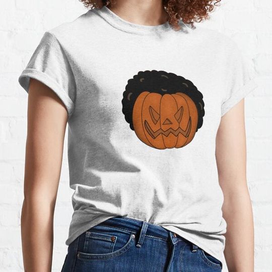 Discover Afro Pumpkin Funny Halloween Black African T-shirts