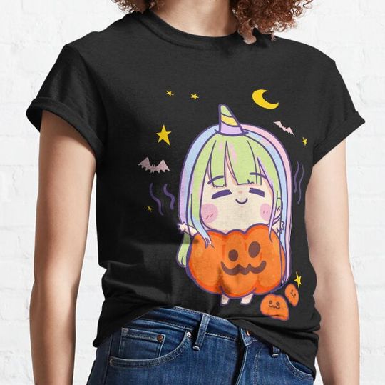 Discover Cute Unicorn Girl Pumpkin T-shirts