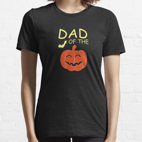 Discover Halloween First Birthday Dad Pumpkin T-Shirt T-shirts
