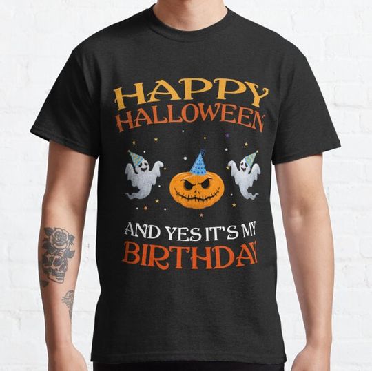 Discover Happy Halloween It's My Birthday T-shirts