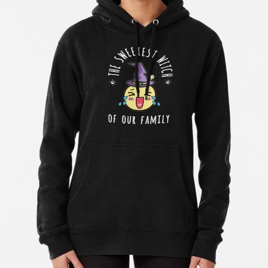 Discover The Sweetest Witch Dark Version Halloween Evergreen Hoodies