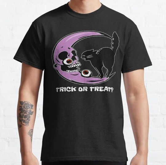 Discover Trick Or Treat Skull Moon - Halloween Costume T-shirts